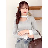 ビッグリボンシアーカフスニットトップス | dazzlin | 詳細画像11 