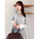 ビッグリボンシアーカフスニットトップス | dazzlin | 詳細画像2 