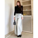 ビッグリボンシアーカフスニットトップス | dazzlin | 詳細画像8 