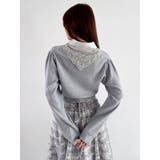 【POLO BCSコラボ】レーススカーフベア刺繍ニットトップス | dazzlin | 詳細画像12 