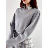 【POLO BCSコラボ】レーススカーフベア刺繍ニットトップス | dazzlin | 詳細画像15 