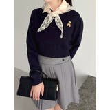 【POLO BCSコラボ】レーススカーフベア刺繍ニットトップス | dazzlin | 詳細画像18 