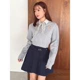 【POLO BCSコラボ】レーススカーフベア刺繍ニットトップス | dazzlin | 詳細画像8 