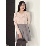 【POLO BCSコラボ】テーラーカラーニットトップス ※BROWN | dazzlin | 詳細画像14 