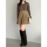 【POLO BCSコラボ】テーラーカラーニットトップス ※BROWN | dazzlin | 詳細画像21 