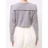 【POLO BCSコラボ】テーラーカラーニットトップス ※BROWN | dazzlin | 詳細画像24 