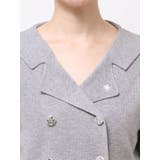 【POLO BCSコラボ】テーラーカラーニットトップス ※BROWN | dazzlin | 詳細画像25 