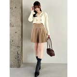 【POLO BCSコラボ】テーラーカラーニットトップス ※BROWN | dazzlin | 詳細画像6 