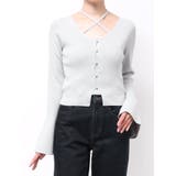 ライトグレー | 【追加生産分/20周年記念復刻!】カーデタイトトップス | dazzlin