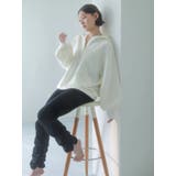 【吉田朱里】リラックスニットフーディ | dazzlin | 詳細画像11 