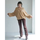 【吉田朱里】リラックスニットフーディ | dazzlin | 詳細画像15 