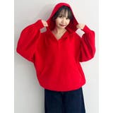 【吉田朱里】リラックスニットフーディ | dazzlin | 詳細画像30 