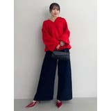 【吉田朱里】リラックスニットフーディ | dazzlin | 詳細画像33 