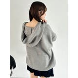 【吉田朱里】リラックスニットフーディ | dazzlin | 詳細画像41 