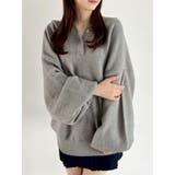 【吉田朱里】リラックスニットフーディ | dazzlin | 詳細画像42 