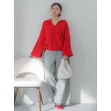 【吉田朱里】リラックスニットフーディ | dazzlin | 詳細画像9 