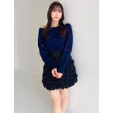 オフショルスカラップハートニット | dazzlin | 詳細画像11 