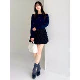 オフショルスカラップハートニット | dazzlin | 詳細画像14 