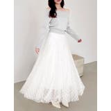 オフショルスカラップハートニット | dazzlin | 詳細画像20 