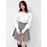 オフショルスカラップハートニット | dazzlin | 詳細画像24 