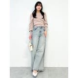 オフショルスカラップハートニット | dazzlin | 詳細画像36 