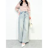 オフショルスカラップハートニット | dazzlin | 詳細画像37 