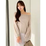 バックリボンスパンコールモヘアタッチニット | dazzlin | 詳細画像10