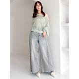 バックリボンスパンコールモヘアタッチニット | dazzlin | 詳細画像18