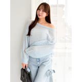 バックリボンスパンコールモヘアタッチニット | dazzlin | 詳細画像22