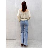 バックリボンスパンコールモヘアタッチニット | dazzlin | 詳細画像30