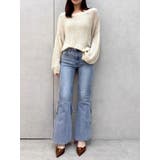 バックリボンスパンコールモヘアタッチニット | dazzlin | 詳細画像31