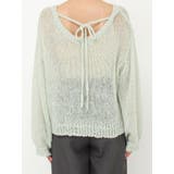 バックリボンスパンコールモヘアタッチニット | dazzlin | 詳細画像34