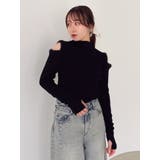 【20周年記念復刻!】オープンエコファースリーブニットトップス | dazzlin | 詳細画像18