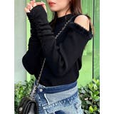 【20周年記念復刻!】オープンエコファースリーブニットトップス | dazzlin | 詳細画像2