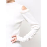 【20周年記念復刻!】オープンエコファースリーブニットトップス | dazzlin | 詳細画像49