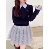 【20周年記念復刻!】ケーブルシャツドッキングニット | dazzlin | 詳細画像3