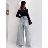 【WEB限定】ショルダーリボンニットトップス | dazzlin | 詳細画像19 