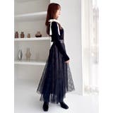 【WEB限定】ショルダーリボンニットトップス | dazzlin | 詳細画像23 