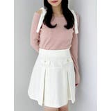 【WEB限定】ショルダーリボンニットトップス | dazzlin | 詳細画像26 