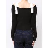 【WEB限定】ショルダーリボンニットトップス | dazzlin | 詳細画像40 