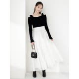 【WEB限定】ショルダーリボンニットトップス | dazzlin | 詳細画像5 