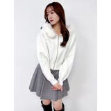 【WEB限定】フェイクファーニットフーディ | dazzlin | 詳細画像16 