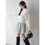 【WEB限定】フェイクファーニットフーディ | dazzlin | 詳細画像3 