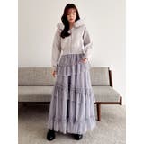 【WEB限定】フェイクファーニットフーディ | dazzlin | 詳細画像9 