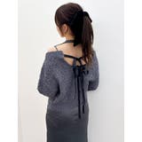バックリボンリラクシーニット | dazzlin | 詳細画像10 