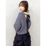 バックリボンリラクシーニット | dazzlin | 詳細画像18 