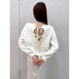 バックリボンリラクシーニット | dazzlin | 詳細画像23 