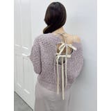 バックリボンリラクシーニット | dazzlin | 詳細画像29 