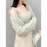 ベージュ | ミニシャギーラメニットキャミ | dazzlin