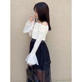 シアーベロアオフショルトップス | dazzlin | 詳細画像10